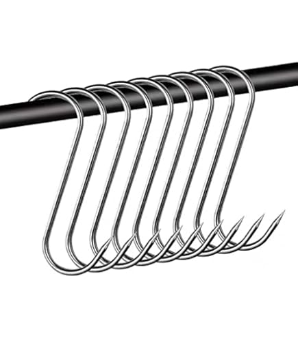 10PZ GANCIO INOX PER MACELLAI MM. 80X3 - Foto 10