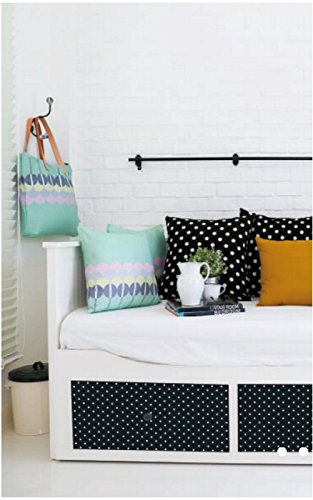 Klebefolie – Möbelfolie – Punkte Dots taupe 45 x 200 cm – Dekorfolie Vintage Retro Look, selbstklebende Folie – Bastelfolie - 3