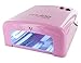 Mylee Pink 36W UV Lamp Light Gel Curing Timer Nail Dryer with 4 x 9W Blubs 3 pin uk plug