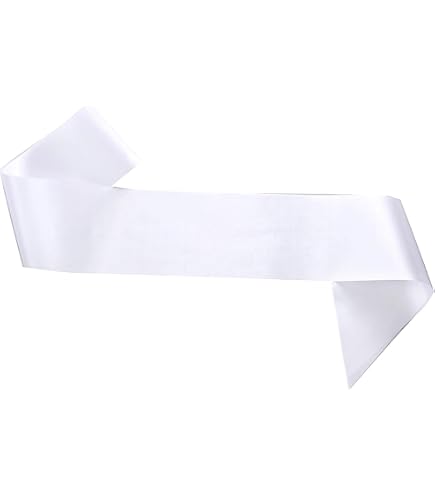 MDOZQ 12 Fascette Porta Fascia In Raso Nero Per Feste - Personalizzabili Per Compleanni, Matrimoni, Lauree, Addio Al Nubilato - 2