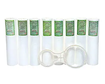 RRPURE 10 Inch Spun Filter Candle (PACK 8) For Kent & Domestic Ro Water Purifier