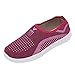 Produktbild hahashop2 Damen Outdoor Wanderschuhe Trainer Leichte Laufschuhe Atmungsaktiv Flache Größe Air Bubble Shock Loafers Slip On Sneakers Athletic Sports Mesh Low Top Wandern Lace Up Wasser Aqua Canvas