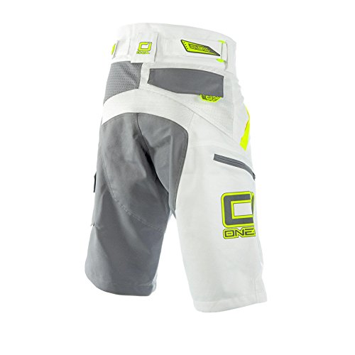 O’Neal Stormrider MTB Shorts Grau Weiß Mountainbike Downhill BMX Freeride Hose, 1230-5 - 2