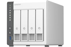 ‎QNAP Qnap TS-433 NAS 4 Bay (ARM 4-Core Cortex-A55 2.0GHz, 2.5GbE) 16TB Bundle with 4x4TB WD RED Plus HDD
