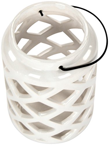 Deko Laterne 2 Stück weiß - 4