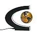 Produktbild WINLINK Schwebender Globus mit LED-Leuchten, C-Form-Magnetische Weltkarte Levitation Schwebender Globus rotierend Magnetisch Geheimnisvoll beste Weihnachtsgeschenk - Gold