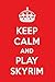Produktbild Keep Calm And Play Skyrim: A Designer Skyrim Journal
