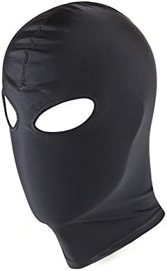 Cosplay Mask CS Game Toy for Couples Halloween Masquerade Masks Costumes Black (2-Open eyes)