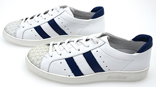 Preisvergleich Produktbild BIKKEMBERGS Damen Turnschuhe Freizeitschuhe Sneaker Art. BKJ103741 - BKJ103744 38 Bianco / BLU - White / Blue