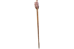 Simply Unearthed Chestnut wooden hiking stave with spike