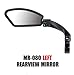 Produktbild PENVEAT Bike Spiegel MTB Road Bike Rückspiegel Lenker Rückseite Eye Blind Spot Spiegel Flexible Sicherheit Rückfahrkamera Bike Spiegel, links