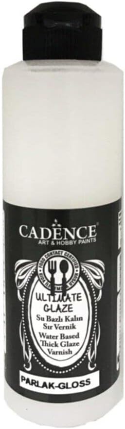 Cadence Su Bazlı Kalın Sır Vernik - ÇOK PARLAK 250ml