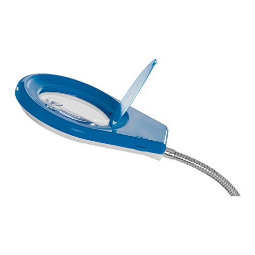 Stamos Soldering – S-LP-2B – Lupenleuchte – 5- bis 10-fache Vergrößerung – blau - 3