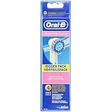 Oral-B - Pack de 4 cabezales para cepillos de dientes recargables - Sensitive Clean EBS17