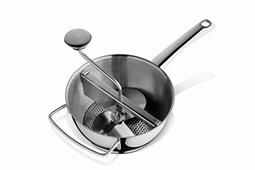 Amefa P00300ZM68850 Passiermühle Passiergerät aus Edelstahl, 18/10 rostfrei, Durchmesser 20 cm, silber, 41 x 20 x 9 cm