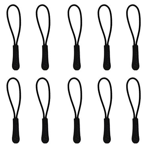 Gazechimp 10 Stück Reißverschlusszipper Zipper Reisverschluss Repair Schwarz