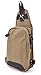 Produktbild Gootium 40193KA Cross-Body Herren Brusttasche aus Leinen kombiniert mit echtem Leder - Khaki