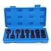 Produktbild Miji Innensechskantbuchsen, 8Pcs 1/2"Zoll Luft-Innensechskant Innensechskantschlüssel Bit-Steckschlüsselsatz H5-H19