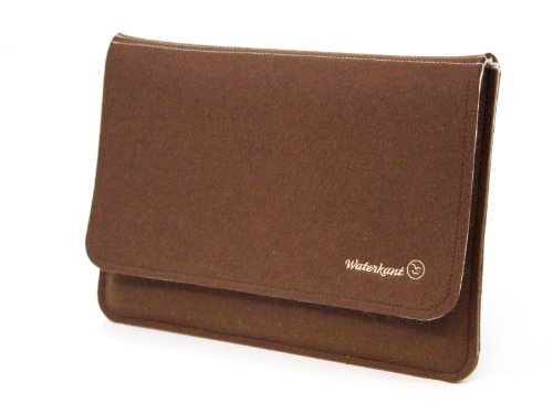 Waterkant Deichkönig Wollfilz-Tasche 39,2 cm (15,4 Zoll) für Apple MacBook braun/beige - 2
