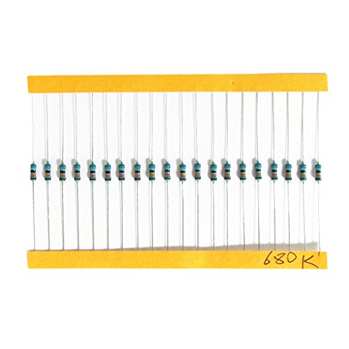 MagiDeal 2000pcs 1 Ohm – 10M-Ohm 1/4W Metal Film Widerstände Sortiment Kit Set - 3