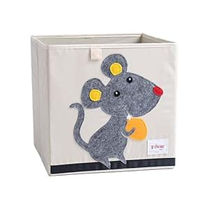 Harson&Jane Faltbarer Karikatur-Tier Aufbewahrungswürfel-Segeltuch