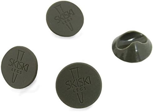 4 x Hairpin Leg Floor Protector Feet SkiSki Legs Furniture Chair Desk Bench Hair Pin Ski-Glide Grey
