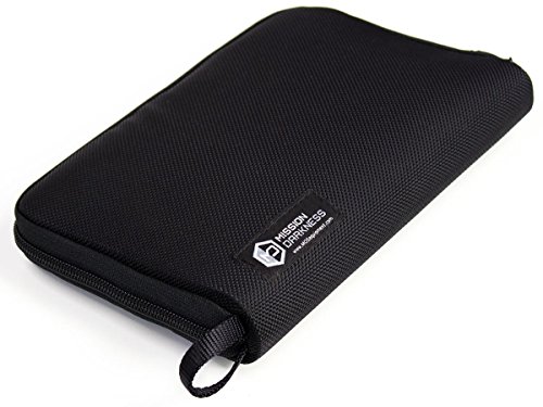 Mission Darkness Mojave Faraday Phone Bag/Multi-Functional Travel Case with Accessory Pockets and Built-in Faraday Sleeve/Signal-Blocking, Anti-Tracking, Anti-Hacking, Anti-Spying Faraday Cage