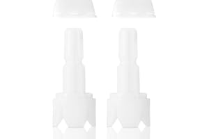 Tinoaly 4pcs Replacement Parts Compatible with Baby Brezza FRP0046 Formula Pro Advanced, Axle Stem & Silicone Scraper Accessories for Formula Maker