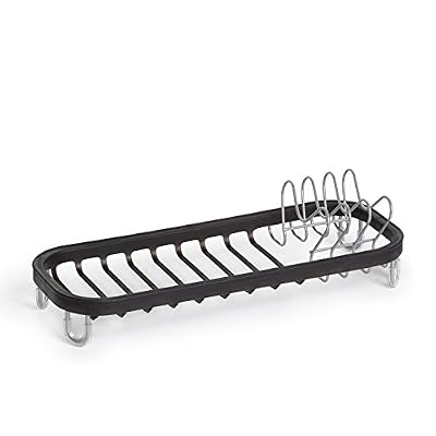 UMBRA Mini Sinkin black. Mini égouttoir à vaisselle Sinkin, à poser au fond de l'évier ou sur le comptoir. Noir