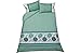 Heart of House Emily Duck Egg Bedding Set - Double.