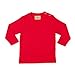 Larkwood Baby Unisex Plain Long Sleeve T-Shirt (18-24) (Red)