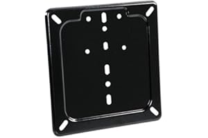 TÛCHE Porta targa moto scooter da 125cc universale posteriore in acciaio verniciato nero resistente per targa europea portatarga