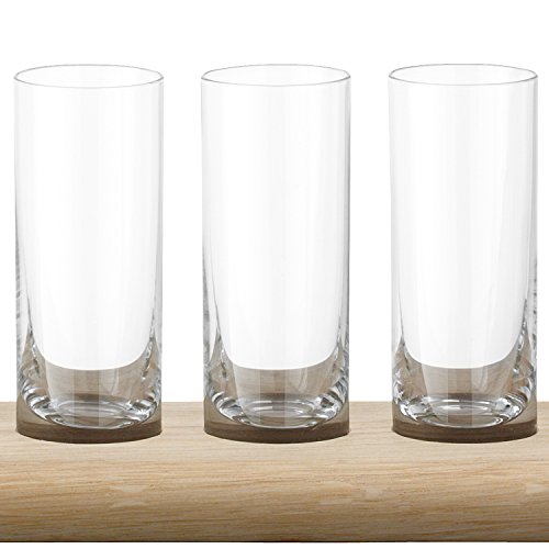 LSA International 77 cm Grand Vodka Set and Oak Paddle, Clear