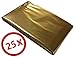 Produktbild 25 Rettungsdecken Goldfolie 160 x 210 cm Silber/Gold - GRATIS Lieferung innerhalb Deutschlands