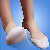 2 Pairs Silicone Gel Toe Caps Soft Ballet Pointe Dance Athlete Shoe Toe Pads Toe Protector with Breathable Hole