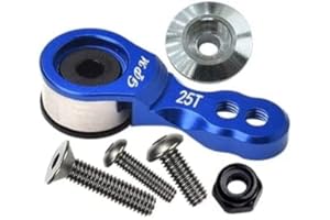 GPM Racing R/C Car Tuning Teile Aluminium 6061-T6 Hi-Torque Servo Saver for 25T Spline Output Shaft - Blue