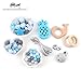 Produktbild Mamimami Home DIY Pflege Armband Silikon-Teether Halskette Schnuller-Clips Holzring Zahnen Perlen Baby Spielzeug Baby-Duschen-Geschenk