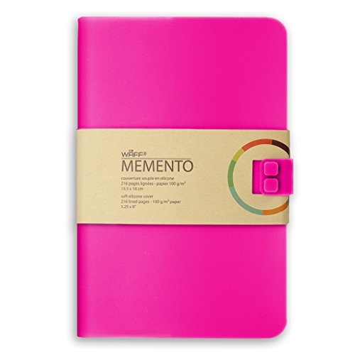 WAFF Large Memento Journal, 5.75X8.25 inches, Fuchsia