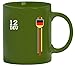 Produktbild Germany Soccer World Cup Fussball WM Fanfest Gruppen bedruckte Kaffeetasse Bürotasse mit Spruch Motiv Streifen Trikot Deutschland, Größe: onesize,grün