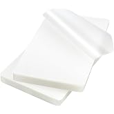 Pack of 200 Transparent Laminating Pouches A6 Lamination Film | Laminator Laminating Sheets for Sealed Photocard Documents