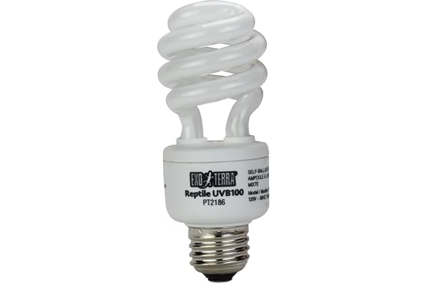 Exoterra Ampoule Reptiglo Fluocompact 5,0 pour Reptiles et Amphibiens 13 W