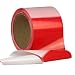 Produktbild Absperrband, Flatterband, Warnband rot-weiß 80 mm reißfest 100m