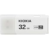 KIOXIA 32GB TransMemory U301 USB 3.2 Flash Drive, White
