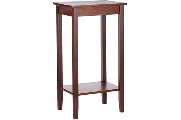 Umark Long Table Bar Tall Stool Patio Outdoor Solid sheesham Wood Garden Chair Seat Home Stool (Brown)