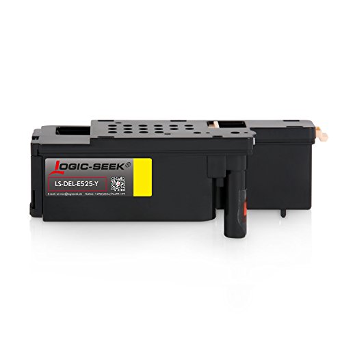 5 Logic-Seek Toner kompatibel zu Dell E525w LED-Farblaser-Multifunktionsdrucker - 5