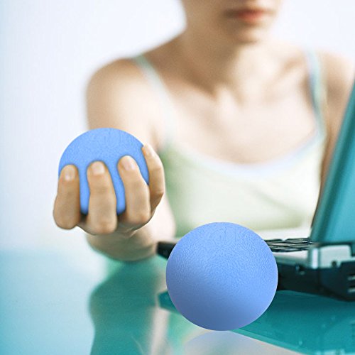Silicone Stress Grip Ball Hand Therapy Exercise Ball Relief Strengthener Exercise Ball