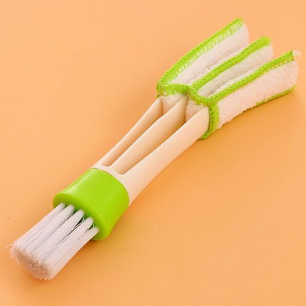 2x Reinigung Bürste für Auto Pflege Haushalt Armaturen Jalousien Lüftung Tastatur Pinsel - 2