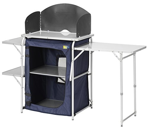 CAMPART Travel KI-0730 - Cocina de camping, color azul - Imagen 3
