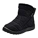 Produktbild LILIHOT Damen Schneeschuhe Winter Knöchel Kurze Stiefel Wasserdichte Schuhe Warme Schuhe Frauen Knöchel Stiefel Dicke Sohle Damen Retro Schuhe Winterschuhe Wanderschuhe