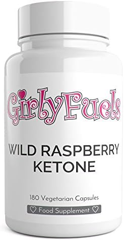 Wild Raspberry Ketone Strips Fat | Max Strength 3 Months Supply Trim Biofit 180 Vegetarian Capsules UK Manufactured by GirlyFuels
